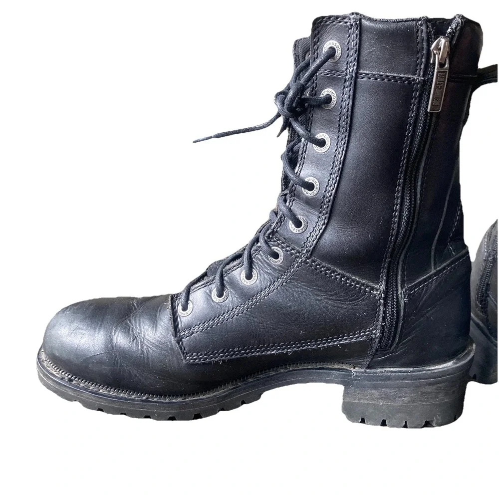 Harley Davidson Benteen Motorcycle Boots Men's Size 11.5 Black